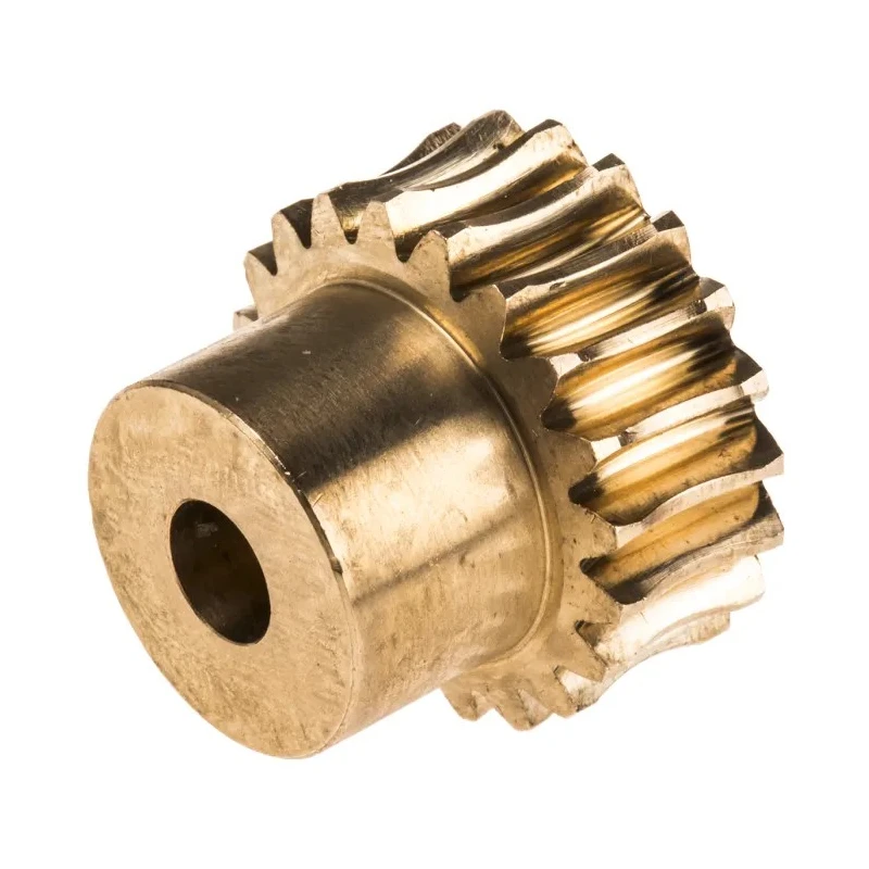 NEUTRAL Bronze 1 Module Worm Wheel Gear 20 Tooth 20 mm Pitch Diameter 16 mm Hub Diameter 14.5 mm Face Width 521-6935