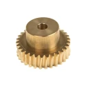 NEUTRAL Bronze 1 Module Worm Wheel Gear 30 Tooth 20 mm Hub Diameter 30.24 mm Pitch Diameter 20 mm Face Width 521-6941
