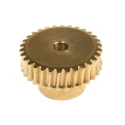 NEUTRAL Bronze 1 Module Worm Wheel Gear 30 Tooth 20 mm Hub Diameter 30.24 mm Pitch Diameter 20 mm Face Width 521-6941