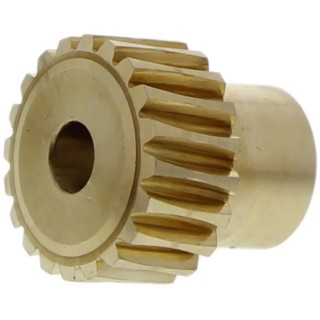 NEUTRAL Bronze 0.8 Module Worm Wheel Gear 20 Tooth 12 mm Hub Diameter 16.11 mm Pitch Diameter 18 mm Face 521-6828