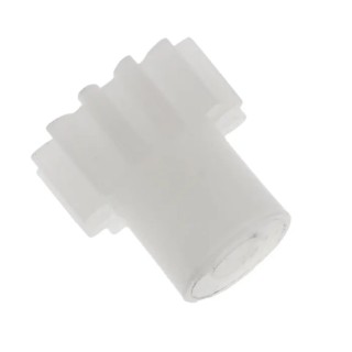RS PRO Polyoxymethylene 12 Teeth Spur Gear 0.5 Module 2mm Bore 6 mm Pitch Diameter 4.5 mm Hub Diameter 521-6985