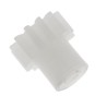 RS PRO Polyoxymethylene 12 Teeth Spur Gear 0.5 Module 2mm Bore 6 mm Pitch Diameter 4.5 mm Hub Diameter 521-6985