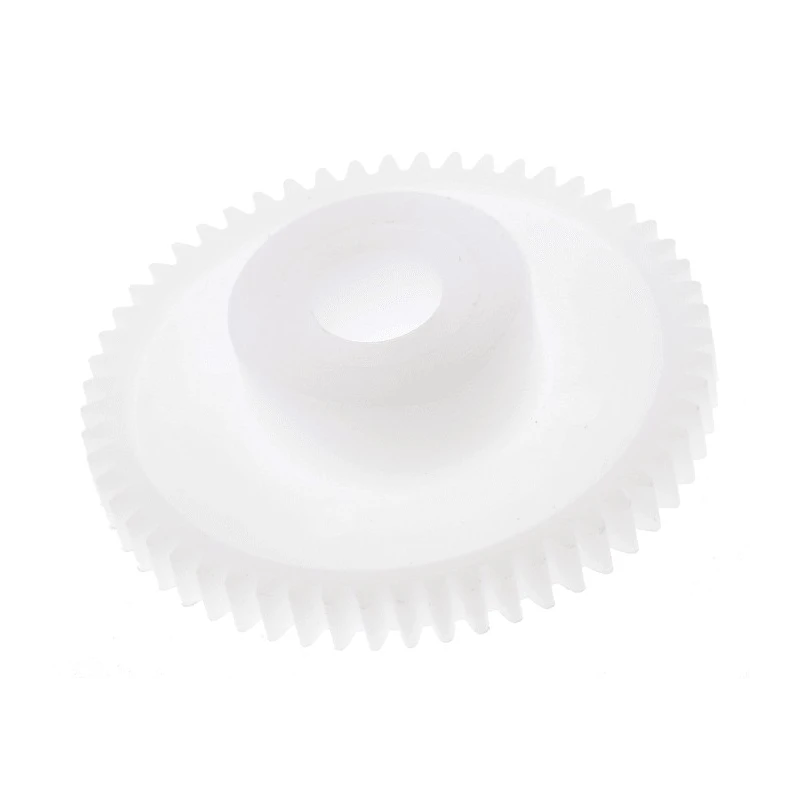 RS PRO Polyoxymethylene 56 Teeth Spur Gear 0.5 Module, 6mm Bore, 28 mm Pitch Diameter, 14 mm Hub Diameter 521-7168