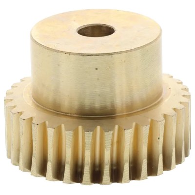 NEUTRAL Bronze 0.8 Module Worm Wheel Gear 30 Tooth 18 mm Hub Diameter 24.04 mm Pitch Diameter 18 mm Face 521-6856