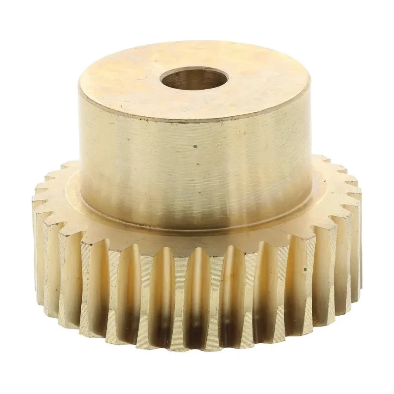 NEUTRAL Bronze 0.8 Module Worm Wheel Gear 30 Tooth 18 mm Hub Diameter 24.04 mm Pitch Diameter 18 mm Face 521-6856
