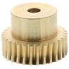 NEUTRAL Bronze 0.8 Module Worm Wheel Gear 30 Tooth 18 mm Hub Diameter 24.04 mm Pitch Diameter 18 mm Face 521-6856