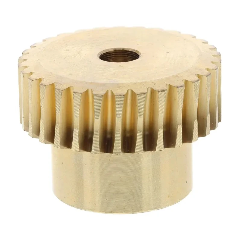 NEUTRAL Bronze 0.8 Module Worm Wheel Gear 30 Tooth 18 mm Hub Diameter 24.04 mm Pitch Diameter 18 mm Face 521-6856