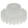 RS PRO Polyoxymethylene 20 Teeth Spur Gear 1 Module 5mm Bore 20mm Pitch Diameter 11.7mm Hub Diameter 6mm Face Width 521-7506