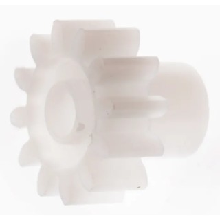 RS PRO Polyoxymethylene 12 Teeth Spur Gear, 0.8 Module, 3mm Bore, 9.6 mm Pitch Diameter, 6 mm Hub Diameter 521-7231