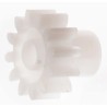 RS PRO Polyoxymethylene 12 Teeth Spur Gear, 0.8 Module, 3mm Bore, 9.6 mm Pitch Diameter, 6 mm Hub Diameter 521-7231