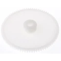 RS PRO Polyoxymethylene 80 Teeth Spur Gear 0.8 Module 6mm Bore 64 mm Pitch Diameter 15.5 mm Hub Diameter 521-7455