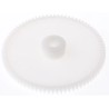 RS PRO Polyoxymethylene 80 Teeth Spur Gear 0.8 Module 6mm Bore 64 mm Pitch Diameter 15.5 mm Hub Diameter 521-7455