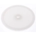 RS PRO Polyoxymethylene 80 Teeth Spur Gear 0.8 Module 6mm Bore 64 mm Pitch Diameter 15.5 mm Hub Diameter 521-7455