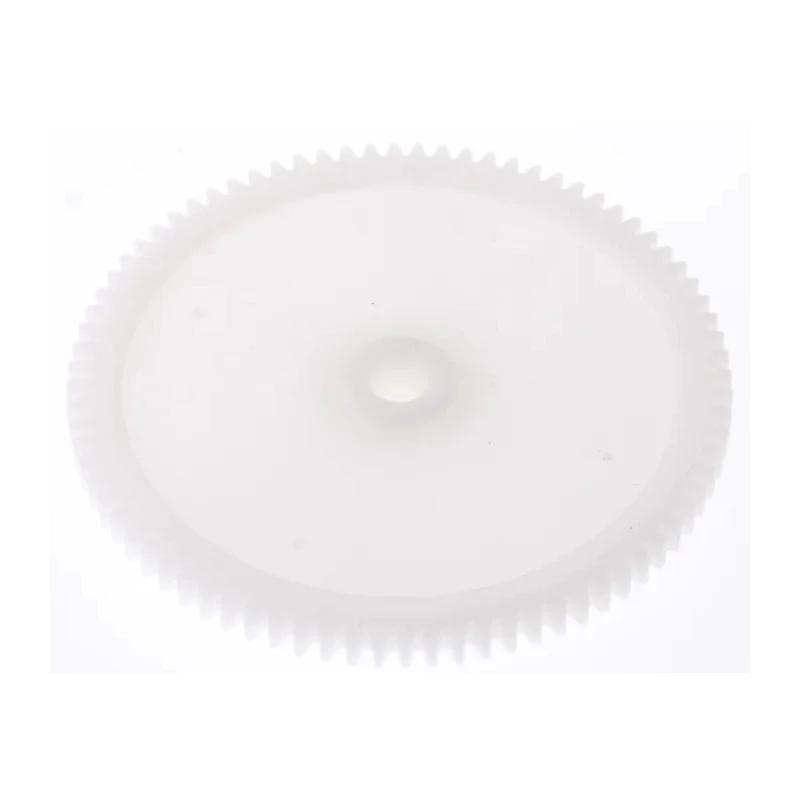 RS PRO Polyoxymethylene 80 Teeth Spur Gear 0.8 Module 6mm Bore 64 mm Pitch Diameter 15.5 mm Hub Diameter 521-7455