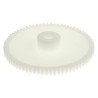RS PRO Polyoxymethylene 72 Teeth Spur Gear, 0.8 Module, 6mm Bore, 57.6mm Pitch Diameter, 15.5mm Hub Diameter 521-7449