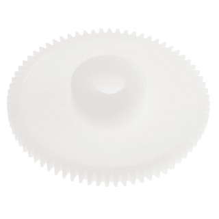 RS PRO Polyoxymethylene 72 Teeth Spur Gear 0.5 Module 6mm Bore 36 mm Pitch Diameter 14 mm Hub Diameter 521-7203