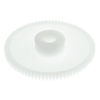 RS PRO Polyoxymethylene 80 Teeth Spur Gear 0.5 Module 6mm Bore 40mm Pitch Diameter 14mm Hub Diameter 521-7225