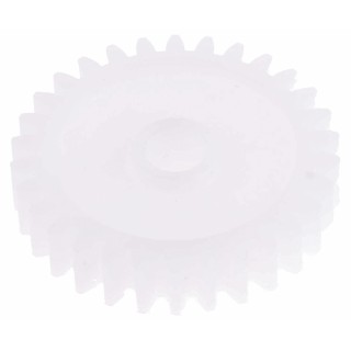 RS PRO Polyoxymethylene 1 Module 30 Teeth Spur Gear 6mm Bore 30 mm Pitch Diameter 14 mm Hub Diameter 521-7540
