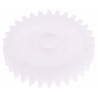 RS PRO Polyoxymethylene 1 Module 30 Teeth Spur Gear 6mm Bore 30 mm Pitch Diameter 14 mm Hub Diameter 521-7540