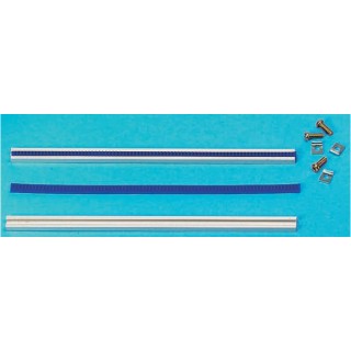 RS PRO Aluminium Gear Rack Rail 1000mm Long 521-7859