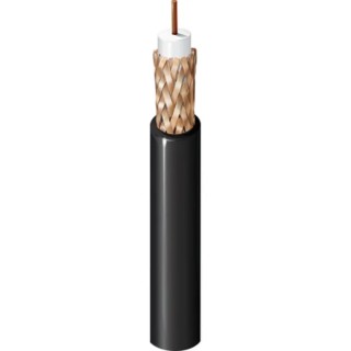 Belden RG59 Coaxial SDI Cable 75 Ω, Black, 6.15mm OD, 500 m Length, Low Smoke Zero Halogen Jacket, Unterminated MRG5902.00500