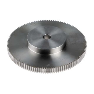 NEUTRAL Stainless Steel 120 Teeth Spur Gear 1 Module 12mm Bore 120mm Pitch Diameter 60mm Hub Diameter 521-8543