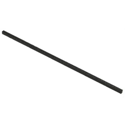 RS PRO Metric Steel Gear Rack 1.5 Module, 500 mm Length, 107 Teeth, 15 mm Face Width Model 521-7786