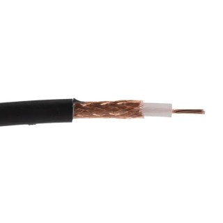 Belden URM76 Series 100 m Coaxial Cable 50 Ω Black Unterminated URM76
