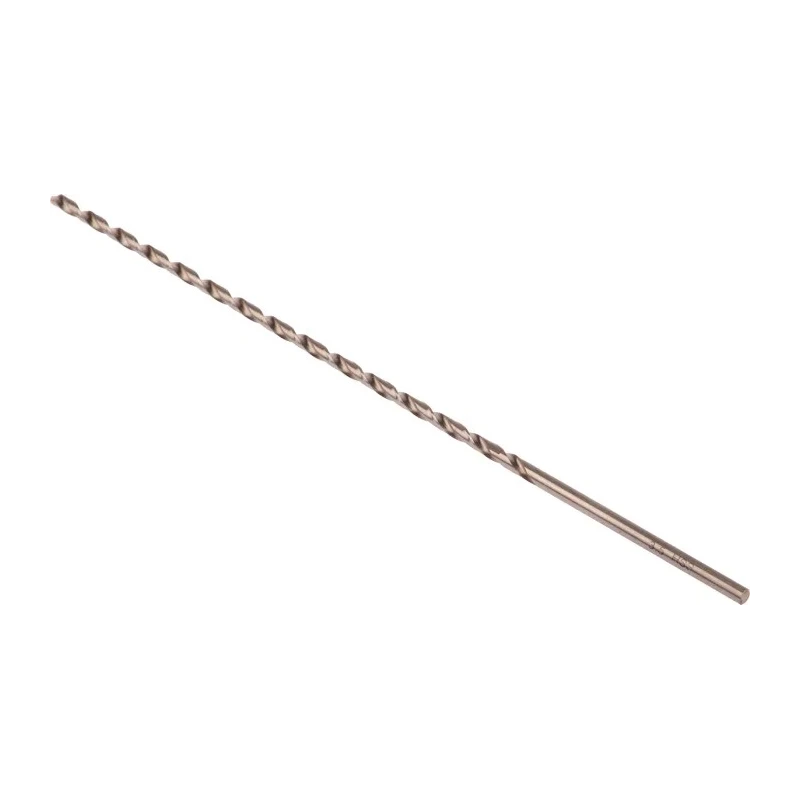 RS PRO Metric Extra Length HSS Drill Bit, 3.5mm Shank Size, 160mm Overall Length, Helical Flute, Right Hand 522-6617