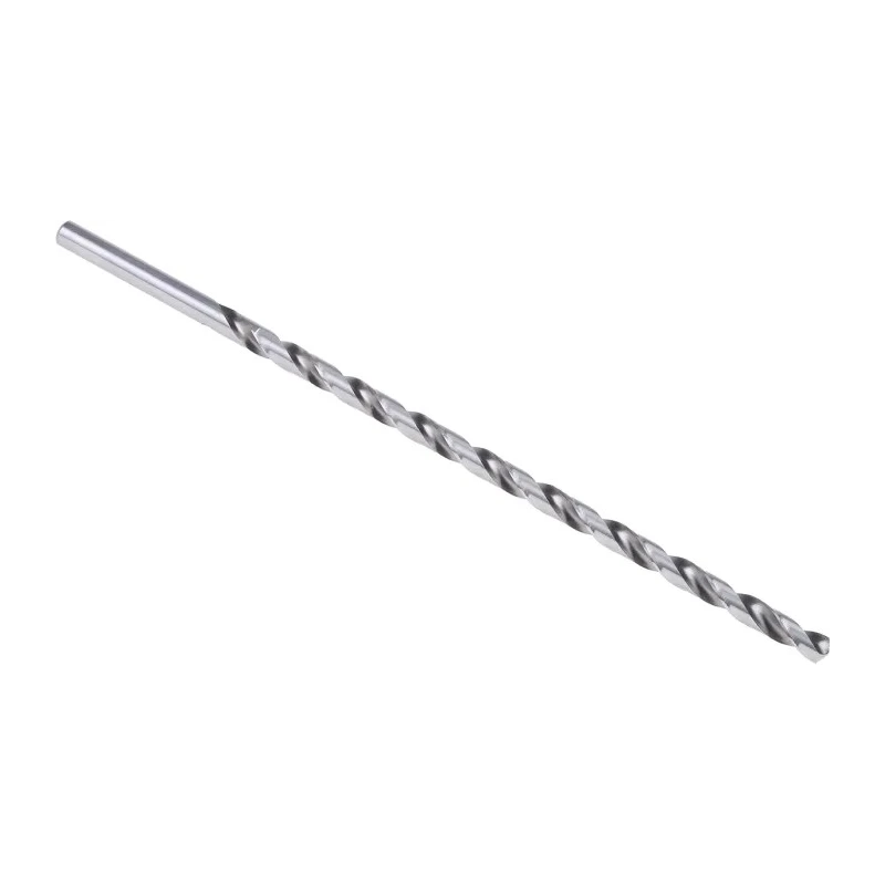RS PRO High Speed Steel Metric Extra Length Spiral Drill Bit 8mm Size 250mm Overall Length 118° Point Angle 2 522-6819