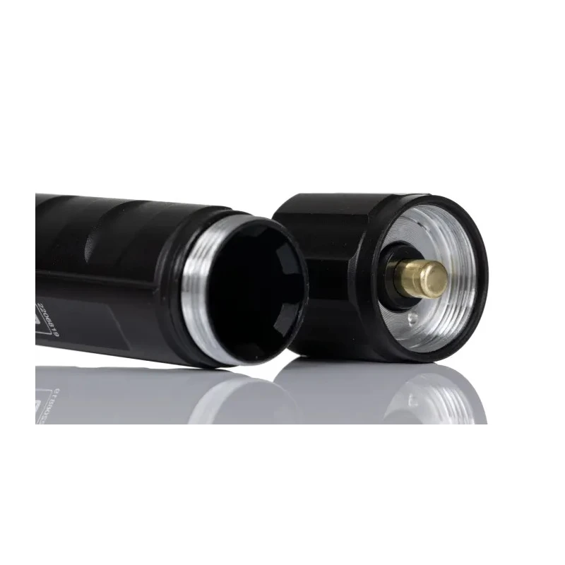 RS PRO LED Torch Red Black Ultraviolet Beam 2.7 lm Aluminium Housing 147mm 220-6819