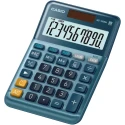 Casio Blue Battery, Solar Power Supply Powered Desktop Calculator MS-100EM-WK-UP