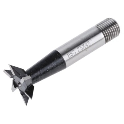 RS PRO 67mm HSS Standard Dovetail Cutter 45° Angle 25mm Diameter 522-8051