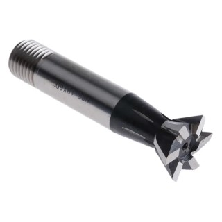 RS PRO 60° HSS Standard Dovetail Cutter 19 mm Diameter 63 mm Overall Length Screwed Shank 12 mm 522-8102