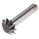 RS PRO 67mm HSS Inverted Dovetail Cutter 45° Angle 25mm Diameter 6.3mm Cutter Width Screwed Shank 12mm Diameter 522-8095