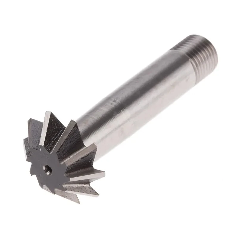 RS PRO 67mm HSS Inverted Dovetail Cutter 45° Angle 25mm Diameter 6.3mm Cutter Width Screwed Shank 12mm Diameter 522-8095