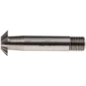 RS PRO 45° Inverted Dovetail Cutter HSS 19mm Diameter 63mm Length Screwed Shank 12mm Diameter 522-8089