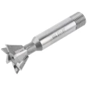 RS PRO 67mm HSS Standard Dovetail Cutter 60° Angle, 25mm Diameter, 10mm Cutter Width, Screwed Shank 12mm 522-8118