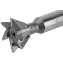 RS PRO 67mm HSS Standard Dovetail Cutter 60° Angle, 25mm Diameter, 10mm Cutter Width, Screwed Shank 12mm 522-8118