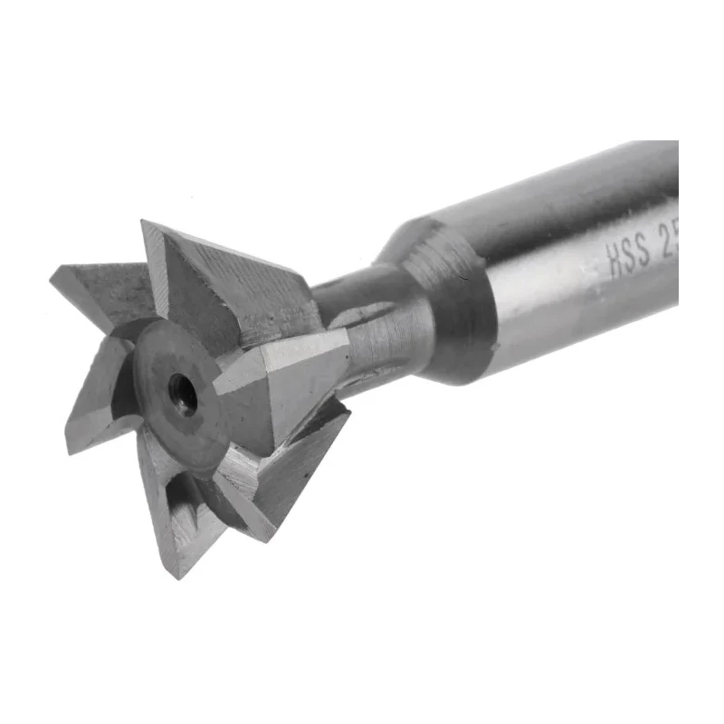 RS PRO 67mm HSS Standard Dovetail Cutter 60° Angle, 25mm Diameter, 10mm Cutter Width, Screwed Shank 12mm 522-8118