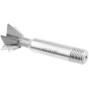 RS PRO 67mm HSS Standard Dovetail Cutter 60° Angle, 25mm Diameter, 10mm Cutter Width, Screwed Shank 12mm 522-8118
