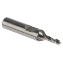 RS PRO End Mill 2.5 mm Cutter Diameter HSS Material 6 mm Flat Shank 6.5 mm Cut Length Model 523-0543