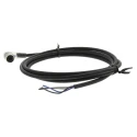 Brad from Molex Female 4 Way M12 to Unterminated Free End Sensor Actuator Cable 2m 1200060618