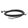 Brad from Molex Female 4 Way M12 to Unterminated Free End Sensor Actuator Cable 2m 1200060618