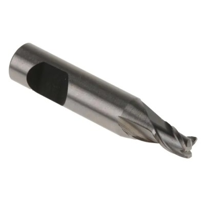 RS PRO End Mill, 3.5 mm Cutter Diameter, Cobalt High Speed Steel, 6 mm Flat Shank, 5.5 mm Cut Length 523-0486