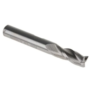 RS PRO High-Speed Steel (HSS) End Mill, 6 mm Cutter Diameter, 16 mm Cut Length, 6mm Weldon Shank, 44 mm Overall 523-0600