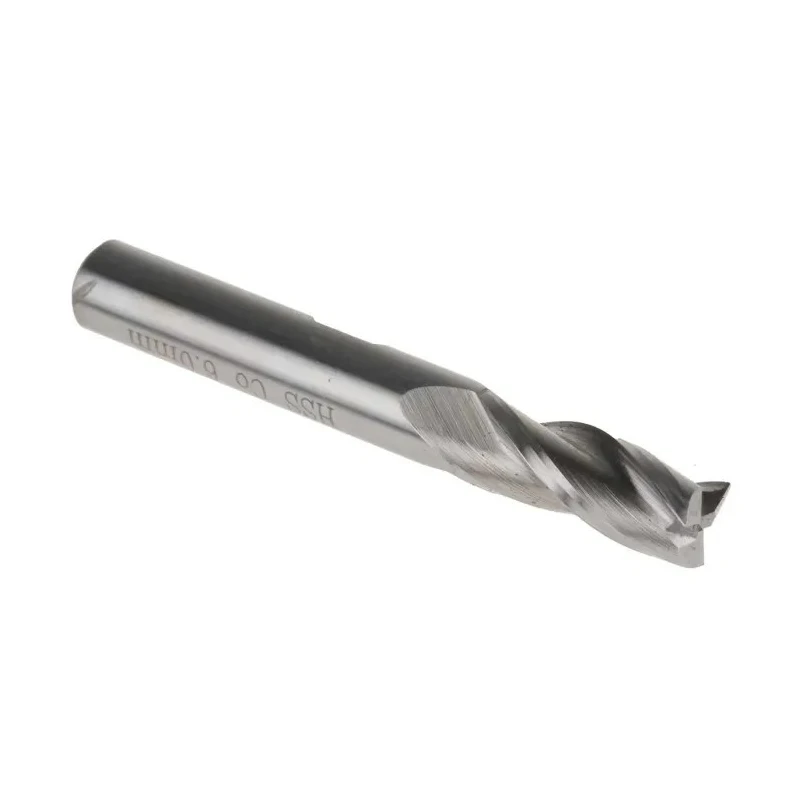 RS PRO High-Speed Steel (HSS) End Mill, 6 mm Cutter Diameter, 16 mm Cut Length, 6mm Weldon Shank, 44 mm Overall 523-0600