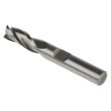 RS PRO High-Speed Steel (HSS) End Mill, 6 mm Cutter Diameter, 16 mm Cut Length, 6mm Weldon Shank, 44 mm Overall 523-0600