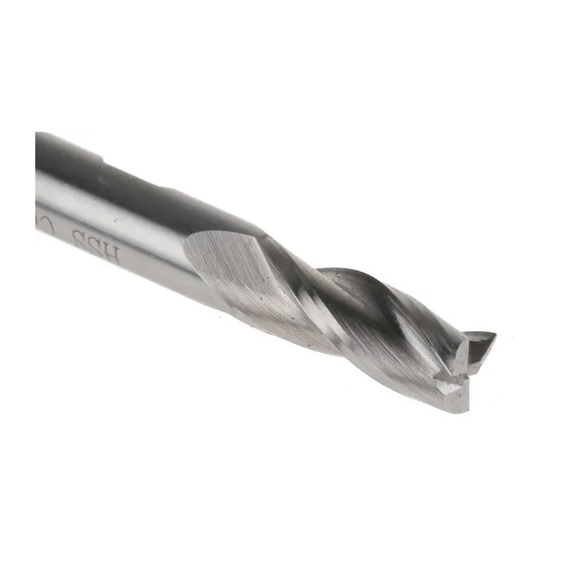 RS PRO High-Speed Steel (HSS) End Mill, 6 mm Cutter Diameter, 16 mm Cut Length, 6mm Weldon Shank, 44 mm Overall 523-0600