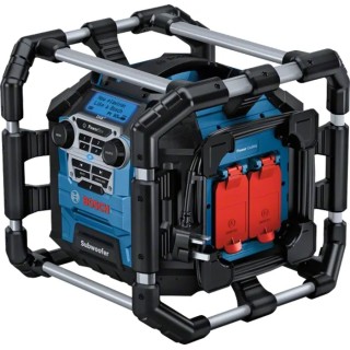 Bosch Work Site Radio FM and DAB Cordless 18V Battery, British 3-Pin Plug 06014A4170